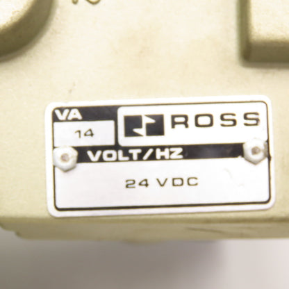 Ross 2771A7928 Pneumatic Solenoid Valve 24VDC Coil