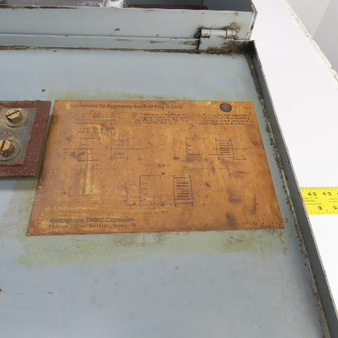 Westinghouse BP-MA 800A Plug-In Bus Plug Circuit Breaker Disconnect Switch 600V