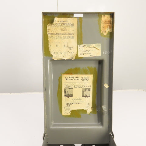 Westinghouse RHF-361 30A 3-Pole Fusible Safety Disconnect Switch 600VAC 20HP
