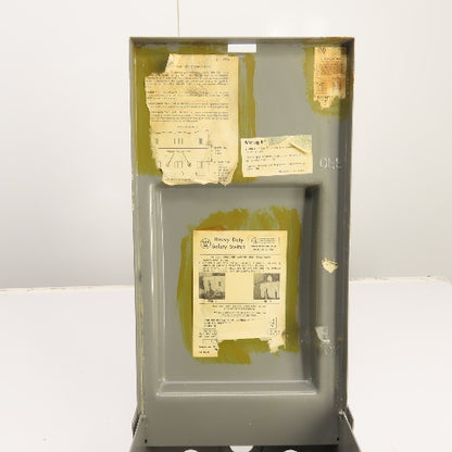 Westinghouse RHF-361 30A 3-Pole Fusible Safety Disconnect Switch 600VAC 20HP