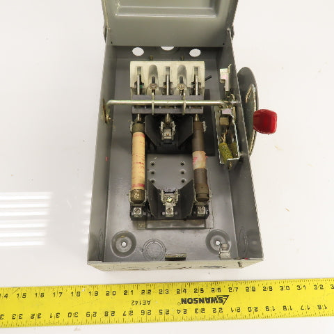 Westinghouse RHF-361 30A 3-Pole Fusible Safety Disconnect Switch 600VAC 20HP