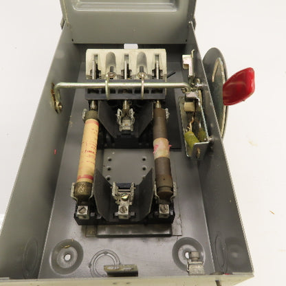 Westinghouse RHF-361 30A 3-Pole Fusible Safety Disconnect Switch 600VAC 20HP