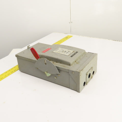 Westinghouse RHF-361 30A 3-Pole Fusible Safety Disconnect Switch 600VAC 20HP