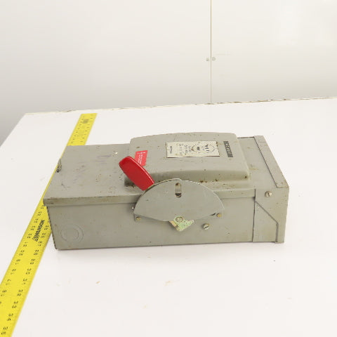 Westinghouse RHF-361 30A 3-Pole Fusible Safety Disconnect Switch 600VAC 20HP