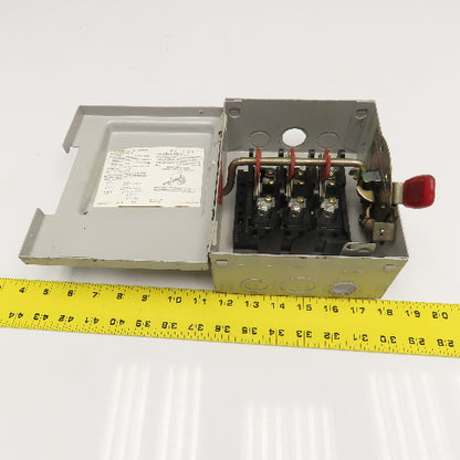 Challenger GD321NFC 30A 240VAC 3 Pole Non Fused Safety Disconnect Switch