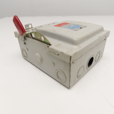 Challenger GD321NFC 30A 240VAC 3 Pole Non Fused Safety Disconnect Switch