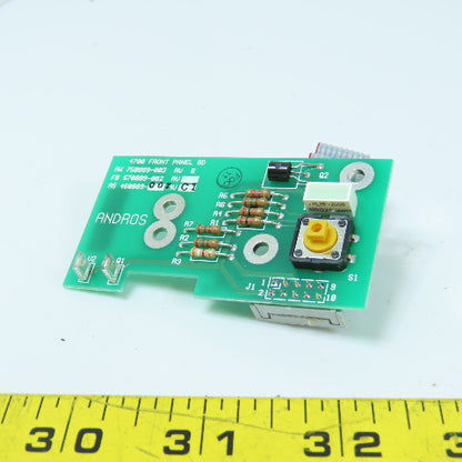 Andros FB 570889-002 4700 Anesthetic Gas Analyzer Front Panel PCB Circuit Board