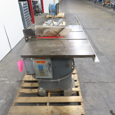 Rockwell 34-450 10" Unisaw Table Saw 220/240V 3Ph W/ Tilt Arbor