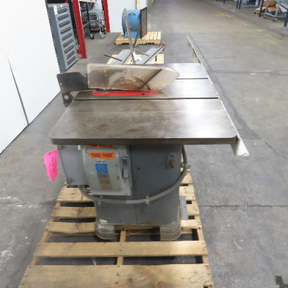 Rockwell 34-450 10" Unisaw Table Saw 220/240V 3Ph W/ Tilt Arbor