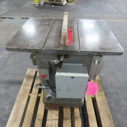Rockwell 34-450 10" Unisaw Table Saw 220/240V 3Ph W/ Tilt Arbor