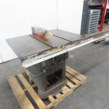 Rockwell 34-450 10" Unisaw Table Saw 220/240V 3Ph W/ Tilt Arbor