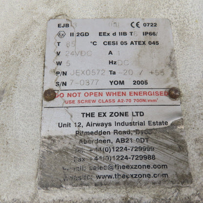 The EX Zone EEx d IIB T6 Hazardous Location Enclosure IP66 9" x 12" x 8" Deep