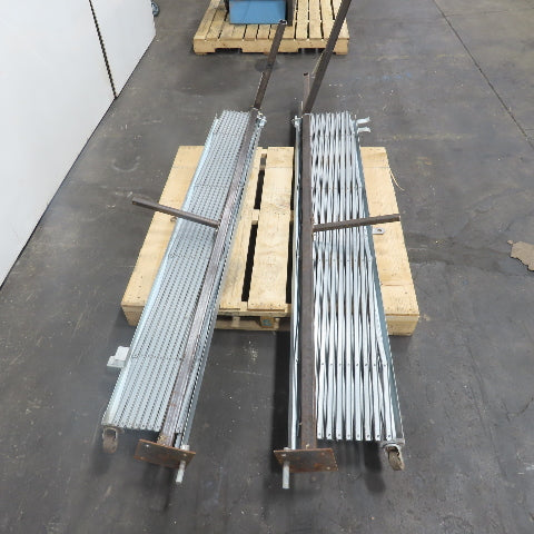14' Wide x 6' High Double Folding Accordion Warehouse Security Door Gate