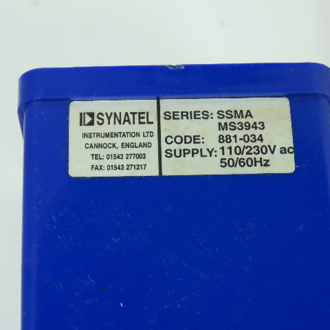 Synatel SSMA MS3943 881-034 Control Module 11-Pin 110/230VAC 50-60HZ