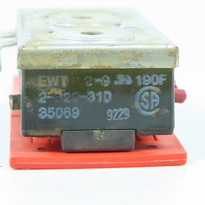 Robertshaw EWT1L2-9 190F 2-B20-310 Electric Water Heater Thermostat 180°