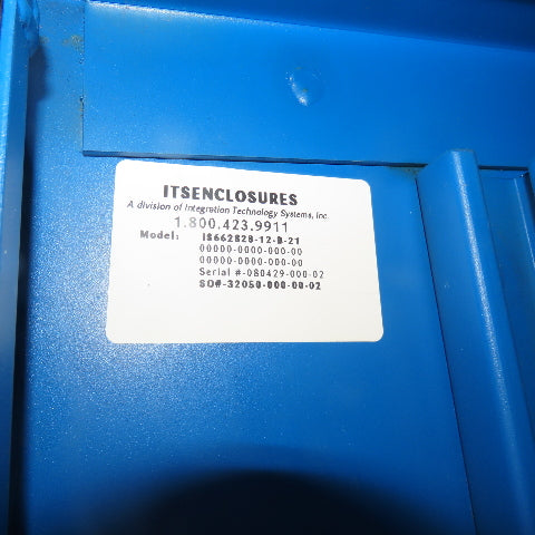 ITS Enclosures IS662828-12-B-21 Mobile Computer Cabinet Enclosure 28"x 28"x 70"