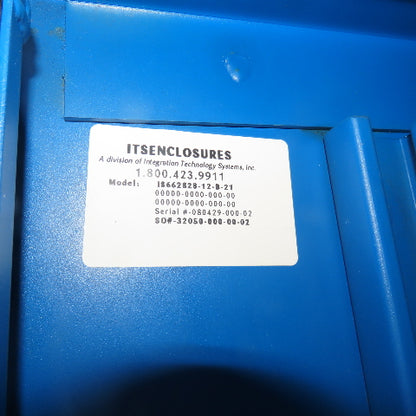 ITS Enclosures IS662828-12-B-21 Mobile Computer Cabinet Enclosure 28"x 28"x 70"