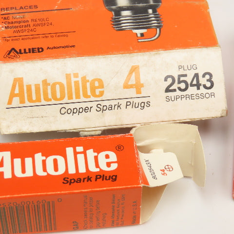 Autolite 2543 Spark Plug Lot of 4