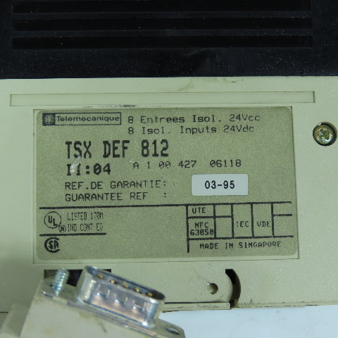 Telemecanique TSX DEF 812 Input Module 8-Entrees Isol 24VDC