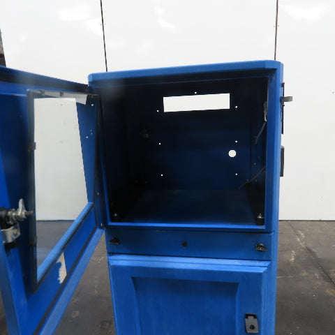 ITS Enclosures IS602826-12-B Mobile Computer Cabinet Enclosure 28"x 26"x 64"