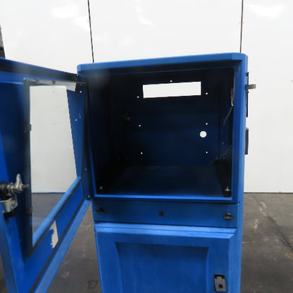 ITS Enclosures IS602826-12-B Mobile Computer Cabinet Enclosure 28"x 26"x 64"