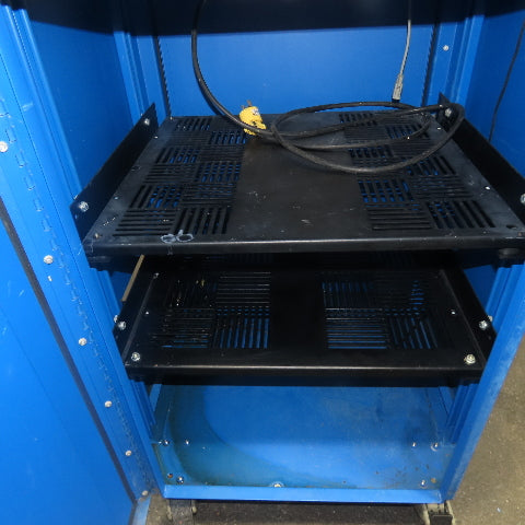 ITS Enclosures IS602826-12-B Mobile Computer Cabinet Enclosure 28"x 26"x 64"