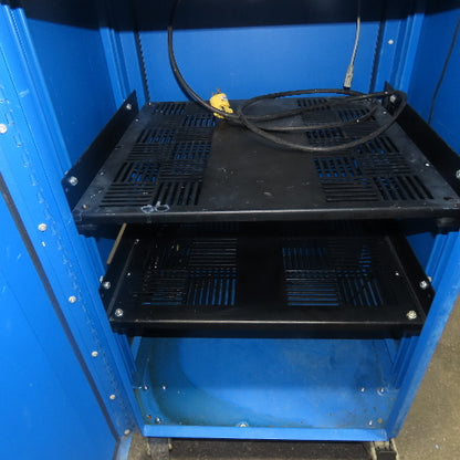 ITS Enclosures IS602826-12-B Mobile Computer Cabinet Enclosure 28"x 26"x 64"