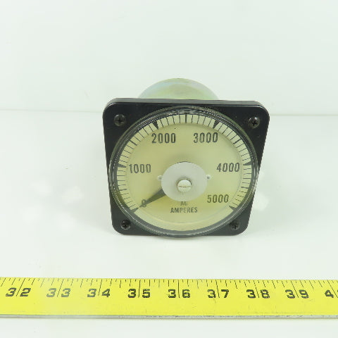 Weschler Yokogawa 103131LSUJ 0-5000 AC amperes Panel Meter