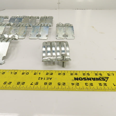 Caddy Rigid 3" IP 3-1/2" CT Strut Pipe Conduit Clamp Lot Of 13
