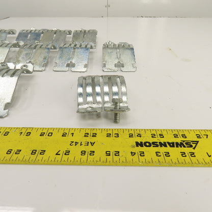 Caddy Rigid 3" IP 3-1/2" CT Strut Pipe Conduit Clamp Lot Of 13