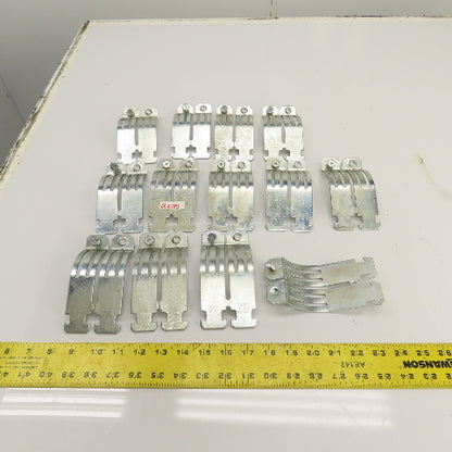 Caddy Rigid 3" IP 3-1/2" CT Strut Pipe Conduit Clamp Lot Of 13