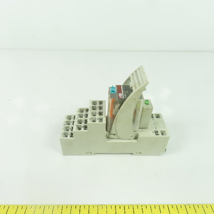 ABB CR-M024DC4G Mini Relay 24VDC W/ CR-M4LC Base