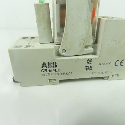 ABB CR-M024DC4G Mini Relay 24VDC W/ CR-M4LC Base