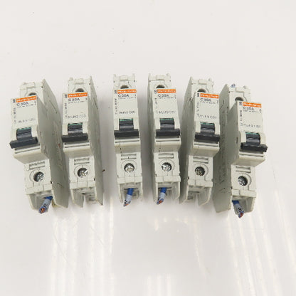 Merlin Gerin C30A 30A Single Pole Circuit Breaker 240V Lot Of 6