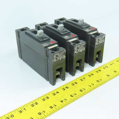 GE General Electric THED113020 20A Single 1-Pole Circuit Breaker 277VAC Lot Of 3