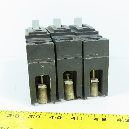 GE General Electric THED113020 20A Single 1-Pole Circuit Breaker 277VAC Lot Of 3