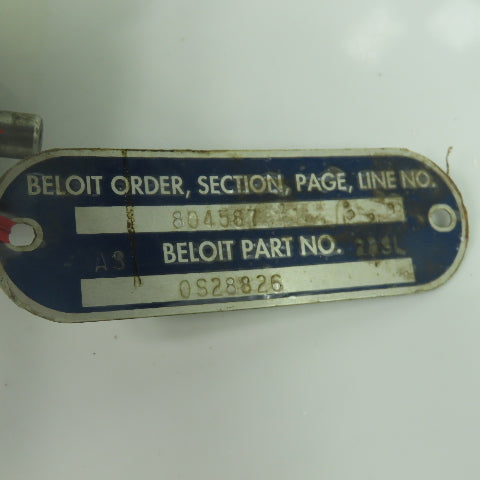 Beloit 0S28826 Pneumatic Actuator