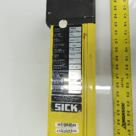 Sick AGSS 450-1111 Safety Light Curtain Sender 450mm x 6mm 24VDC 110-230VAC