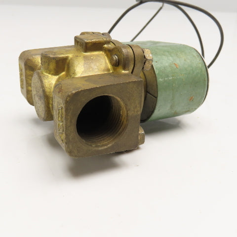 ASCO 8210A9 3/4" NPT Solenoid Valve 115V WOG 125PSI