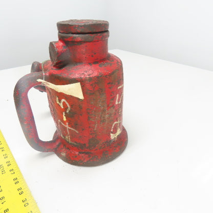 Vintage 4-Ton 8000LB Hydraulic Bottle Jack 4" Rise