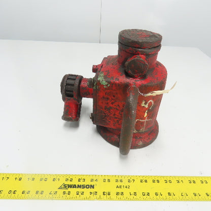 Vintage 4-Ton 8000LB Hydraulic Bottle Jack 4" Rise