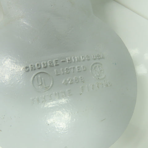 Crouse Hinds 0302441 Fixture Fitting New W/ Seals