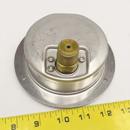 DMIC 0-3000PSI Oil Filled Panel Mount Pressure Gauge Stainless Steel 1/2" NPT