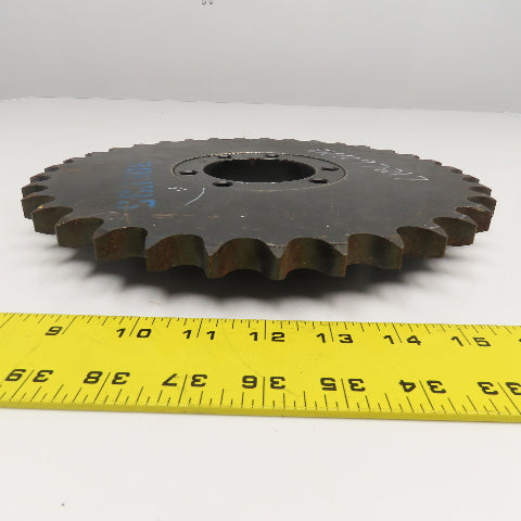 UST 80SF35 No. 80 Single Row Roller Chain Sprocket QD Bushed 11-3/4" OD