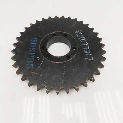 UST 80SF35 No. 80 Single Row Roller Chain Sprocket QD Bushed 11-3/4" OD