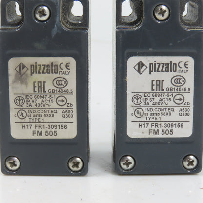Pizzato FM 505 Roller Plunger Limit Switch 3A 400VAC Lot Of 2
