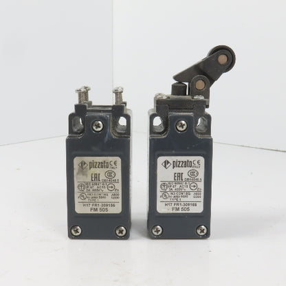 Pizzato FM 505 Roller Plunger Limit Switch 3A 400VAC Lot Of 2