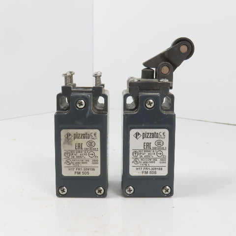 Pizzato FM 505 Roller Plunger Limit Switch 3A 400VAC Lot Of 2