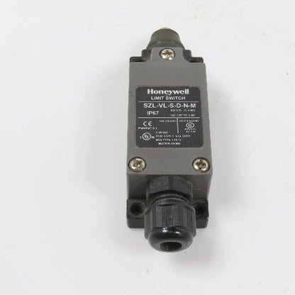 Honeywell SZL-VL-S-D-N-M Plunger Limit Switch 10A 250VAC
