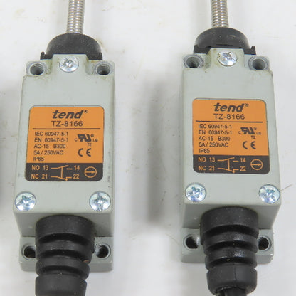 Tend TZ-8166 Snap Action Limit Switch 5A 250VAC Lot Of 4